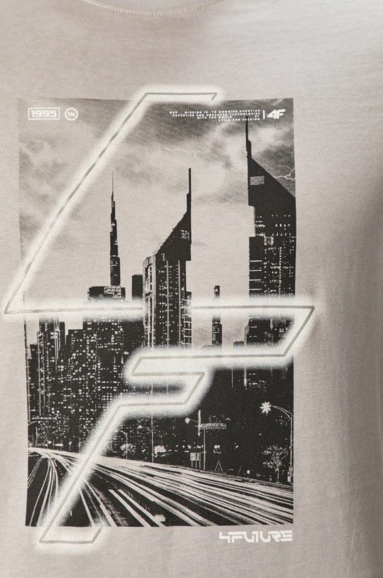 4F - T-shirt D4Z20.TSM239 szary