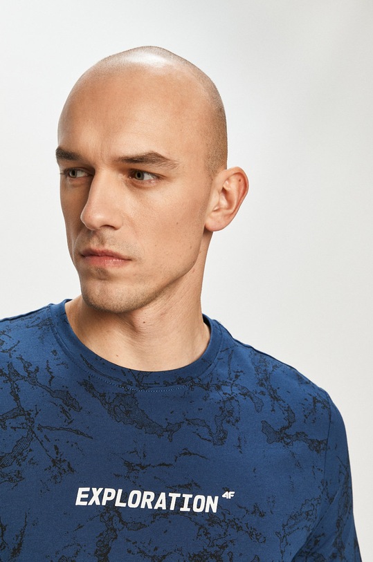 4F - Tričko tmavomodrá H4Z20.TSM018