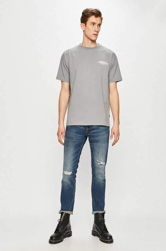 Dr. Denim - T-shirt 1941116T980 szary SS21