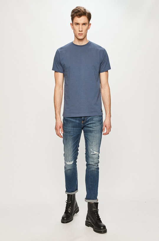 Dr. Denim - Tričko 2011108I690 modrá SS21