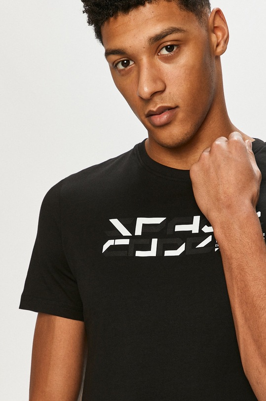 4F - Tricou print negru D4Z20.TSM201