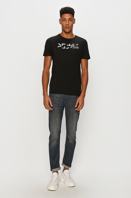 4F - Tricou D4Z20.TSM201 negru SS21