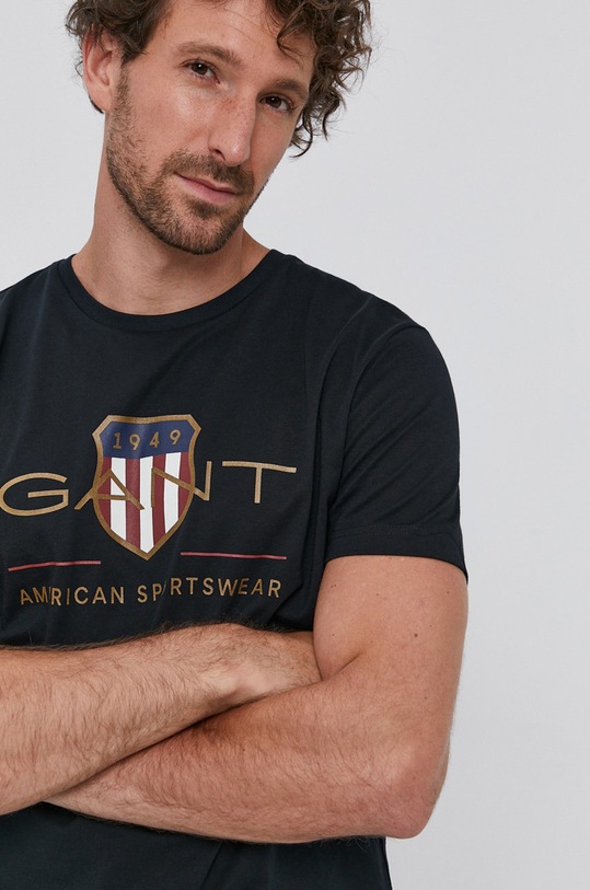 Gant T-shirt 2003099 czarny 2003099
