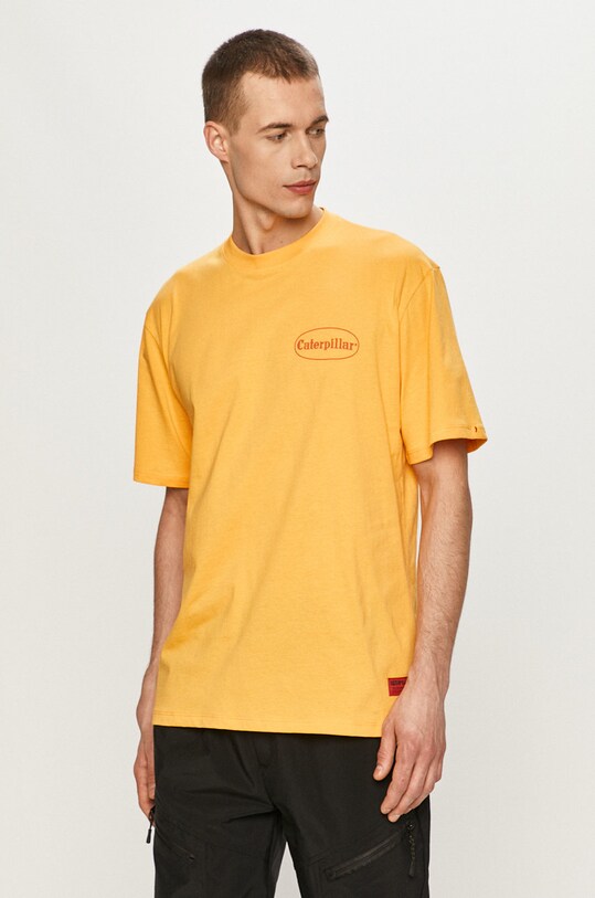 Caterpillar - T-shirt 2511794.12405 żółty SS21