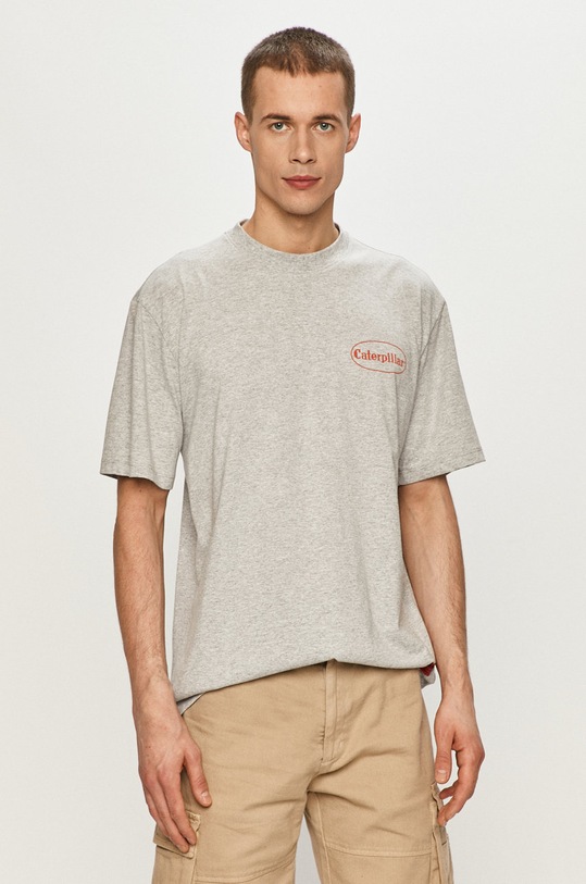 CAT Footwear - Majica print siva 2511794.10122