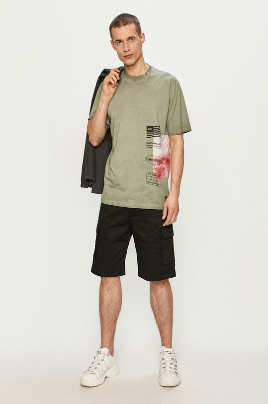 Caterpillar T-shirt 2511805.10705 turkusowy SS21