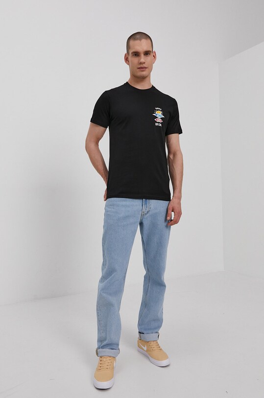 Rip Curl T-shirt CTESV9 czarny SS21