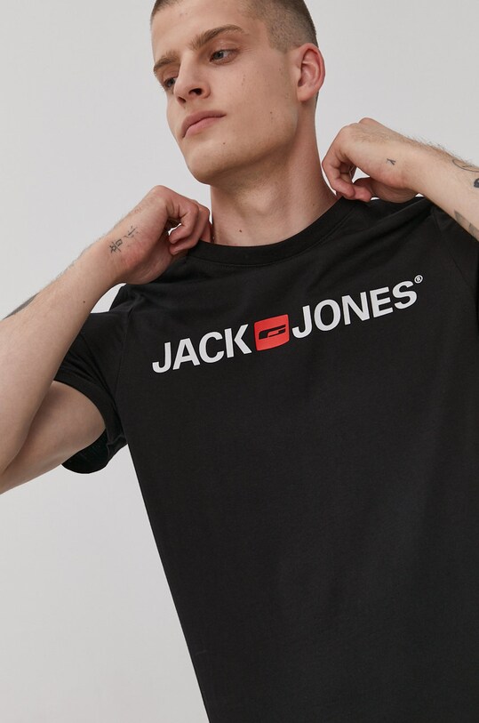 Jack & Jones T-shirt (3-pack) nadruk biały 12191330