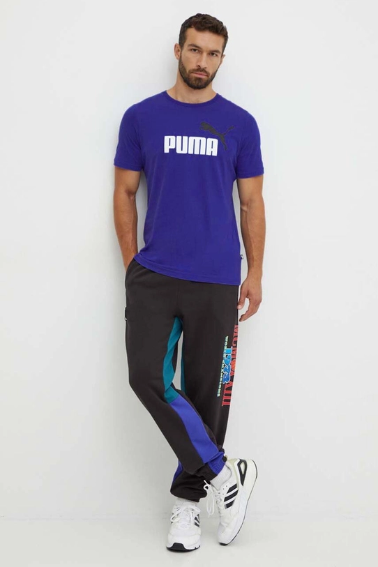 Puma t-shirt 586759 fioletowy AW24