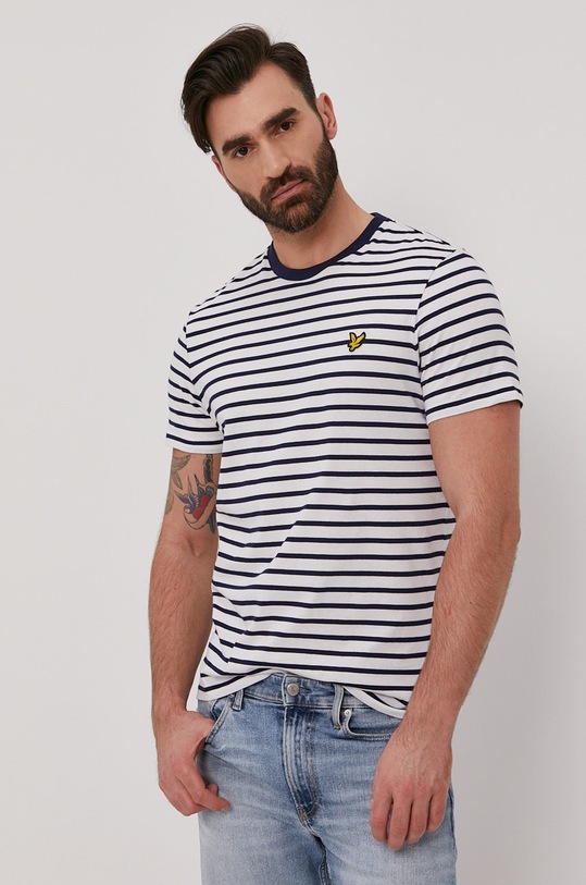 Tričko Lyle & Scott bavlna tmavomodrá TS508VB.Z629