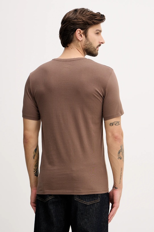 Odzież Aeronautica Militare t-shirt AM1UTI001 brązowy