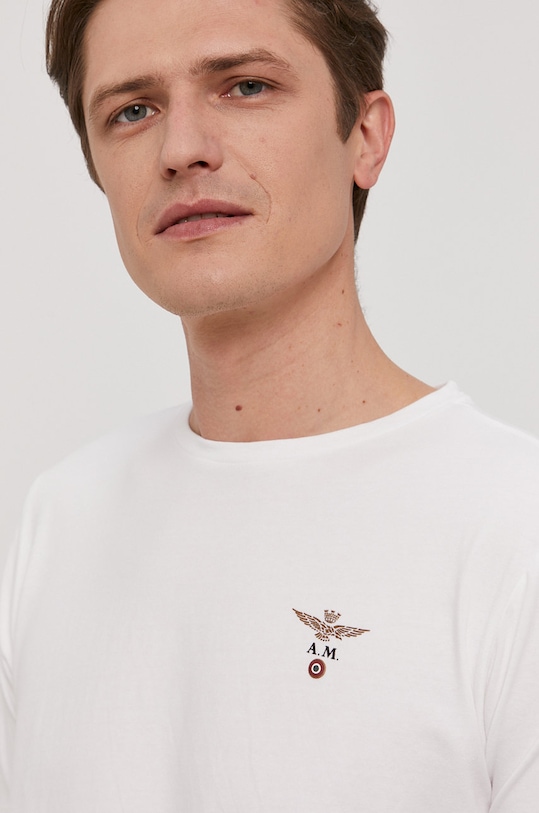 Aeronautica Militare t-shirt lounge fehér AM1UTI001