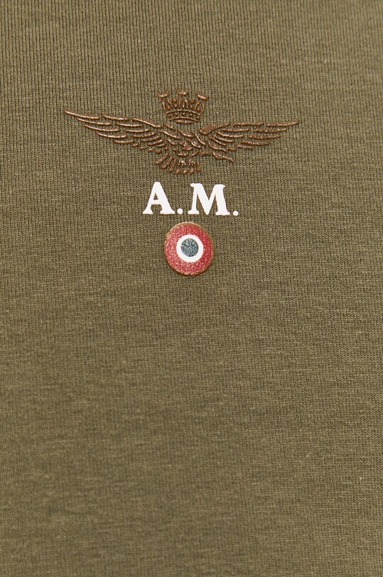 Tričko lounge Aeronautica Militare AM1UTI001 zelená