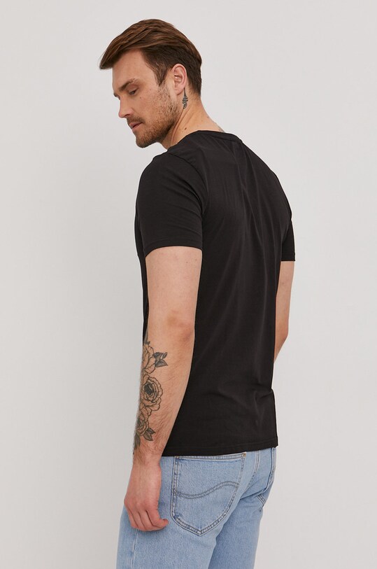 Îmbrăcăminte Aeronautica Militare tricou lounge AM1UTI001 negru