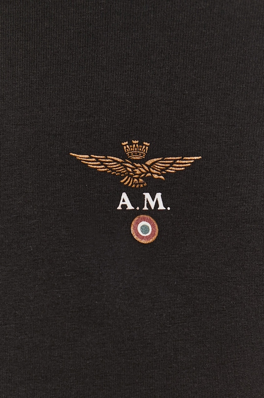 Aeronautica Militare T-shirt lounge AM1UTI001 czarny