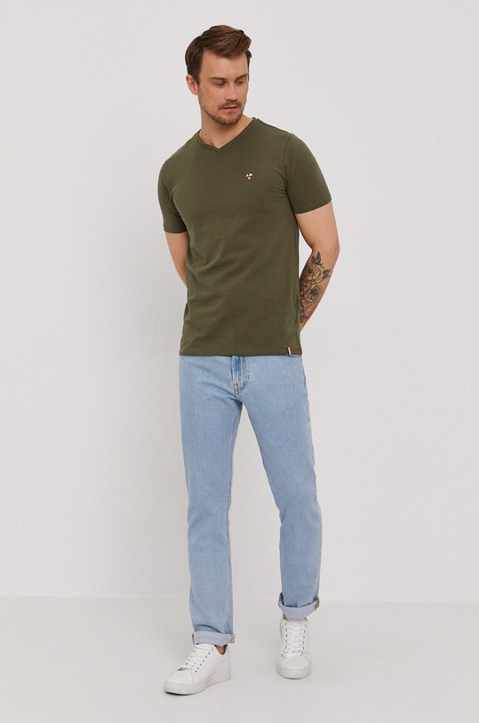 Aeronautica Militare Tricou AM1UTI002 verde SS21