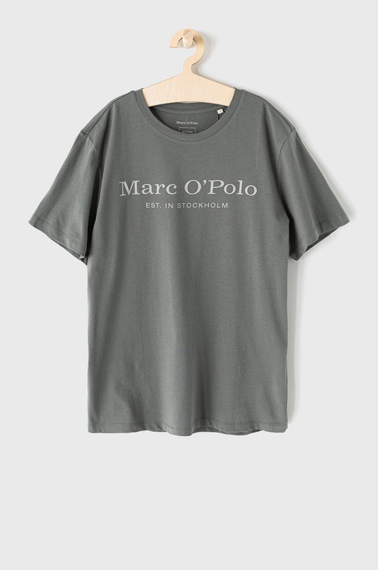 Marc O'Polo T-shirt nadruk zielony 124222051532
