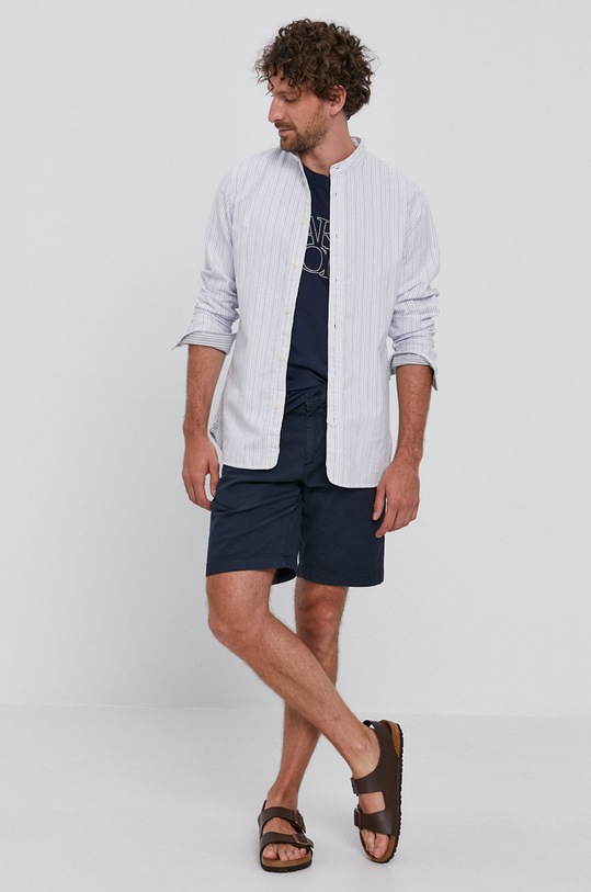Marc O'Polo T-shirt 124247751354 granatowy SS21