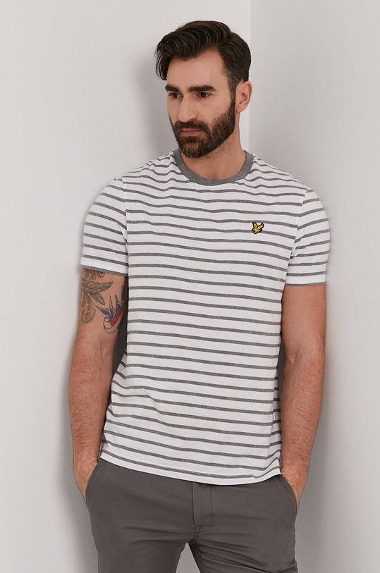 Tričko Lyle & Scott bavlna sivá TS508VI.Z759