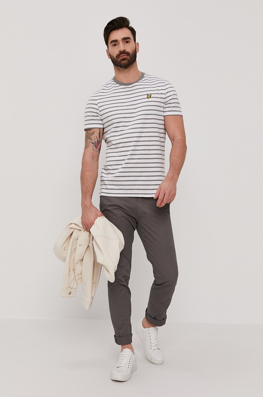 Tričko Lyle & Scott TS508VI.Z759 sivá SS21