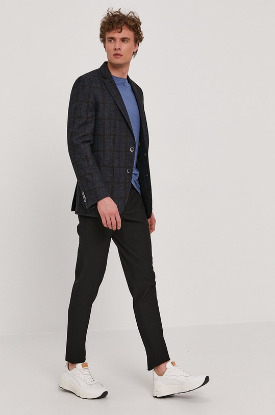 Tričko Boss BOSS CASUAL 50415523 modrá SS21