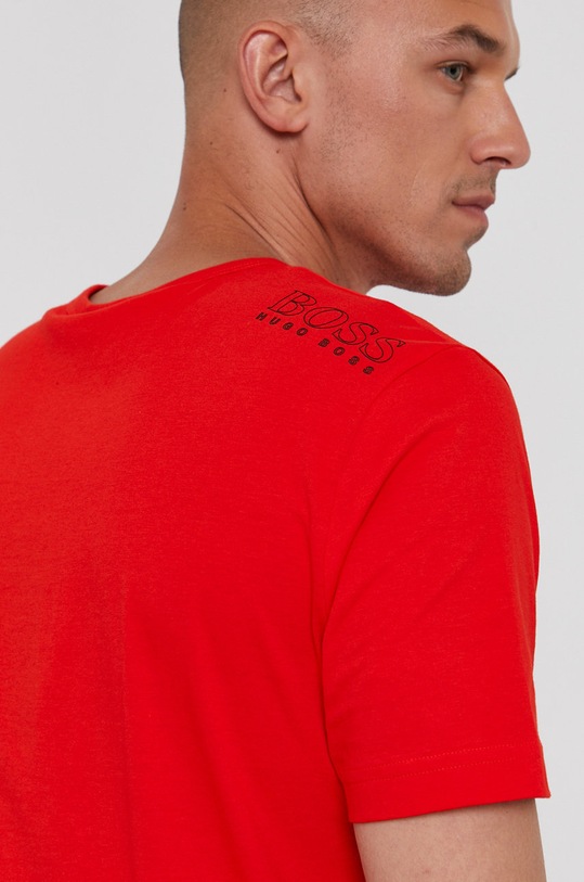 BOSS T-shirt bawełniany Athleisure 50245195 bawełna czerwony 50245195