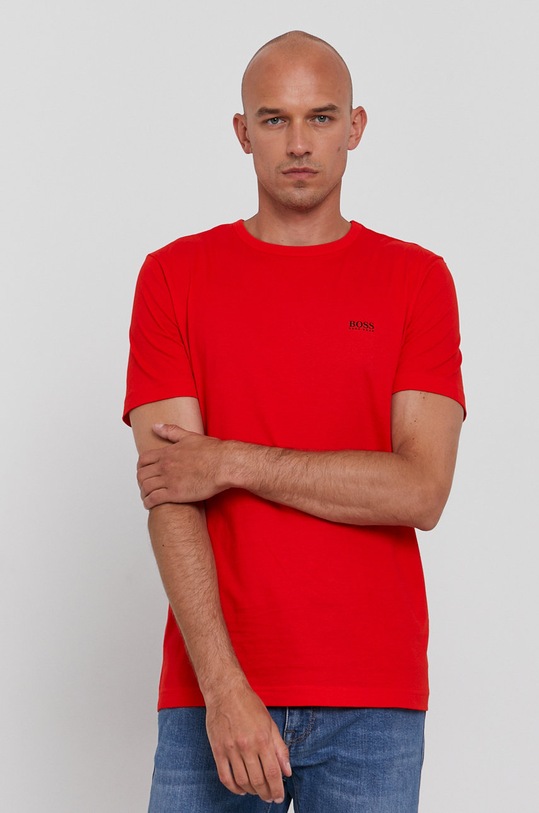 Odzież BOSS T-shirt bawełniany Athleisure 50245195 50245195 czerwony