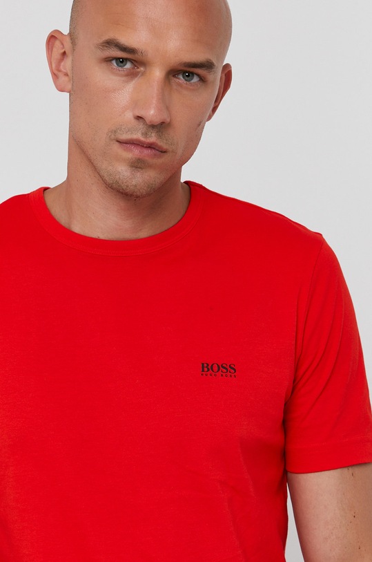 BOSS T-shirt bawełniany Athleisure 50245195 50245195 czerwony