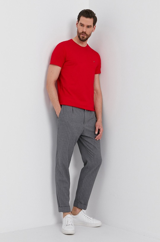 Tričko Tommy Hilfiger bavlna červená MW0MW13344.4891