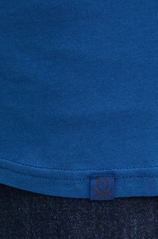 United Colors of Benetton t-shirt bawełniany 3U53J4231.100 niebieski