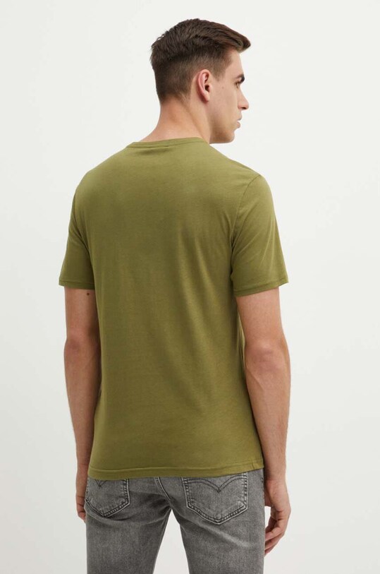 Одежда Хлопковая футболка United Colors of Benetton 3U53J4231.100 зелёный