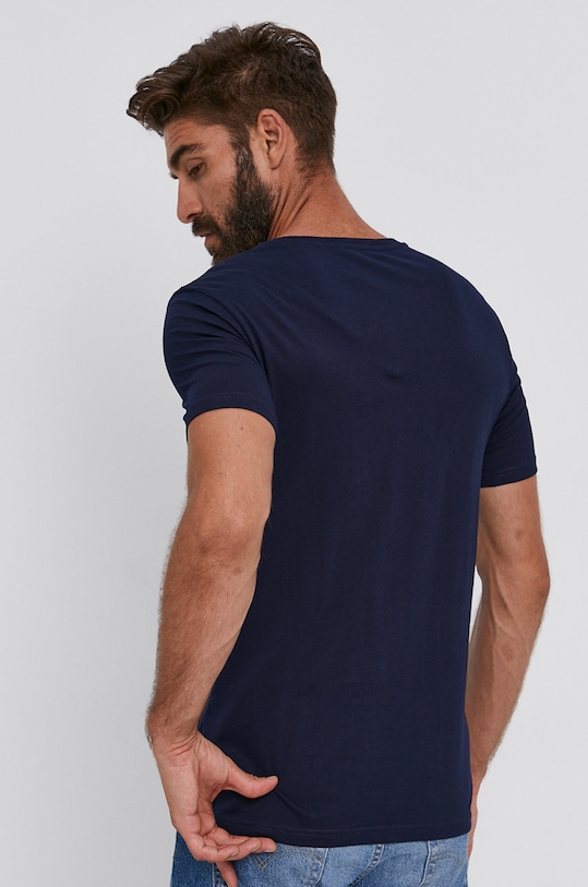 Одяг Бавовняна футболка United Colors of Benetton 3U53J4231.016 темно-синій