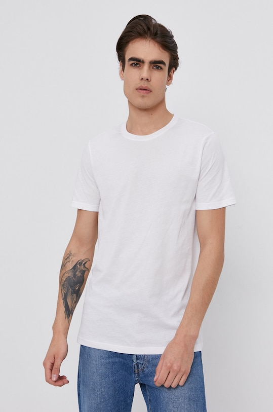 Бавовняна футболка United Colors of Benetton бавовна білий 3U53J1F15.101