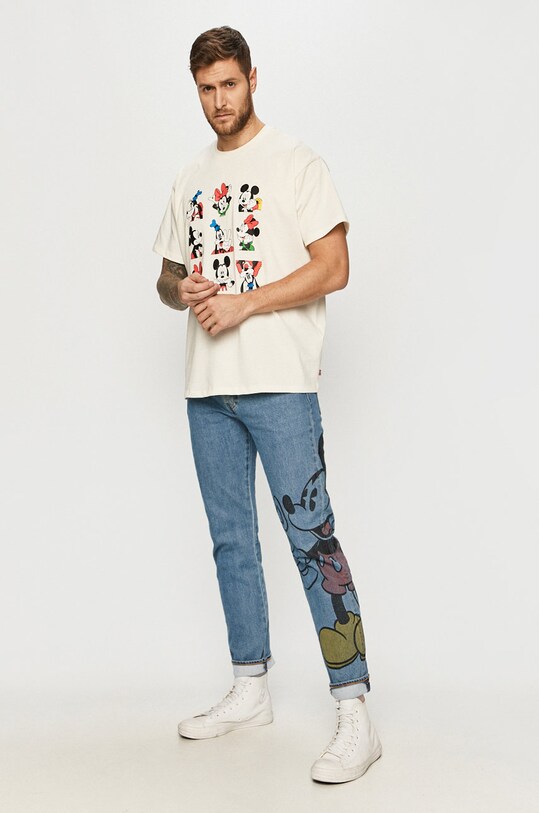 Oblečení Levi's - Tričko x Disney A0612.0002 bílá