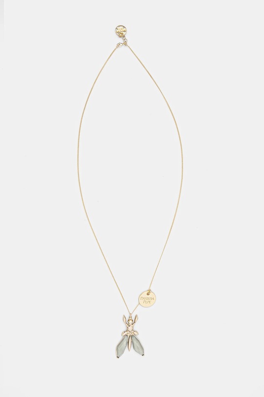 Колие Patrizia Pepe зелен CJ3577.M005