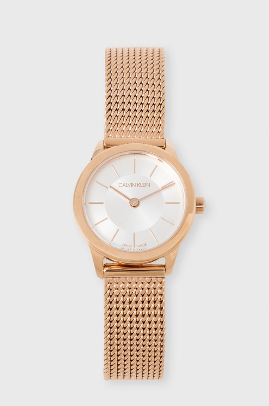 Hodinky Calvin Klein zlatá K3M23626