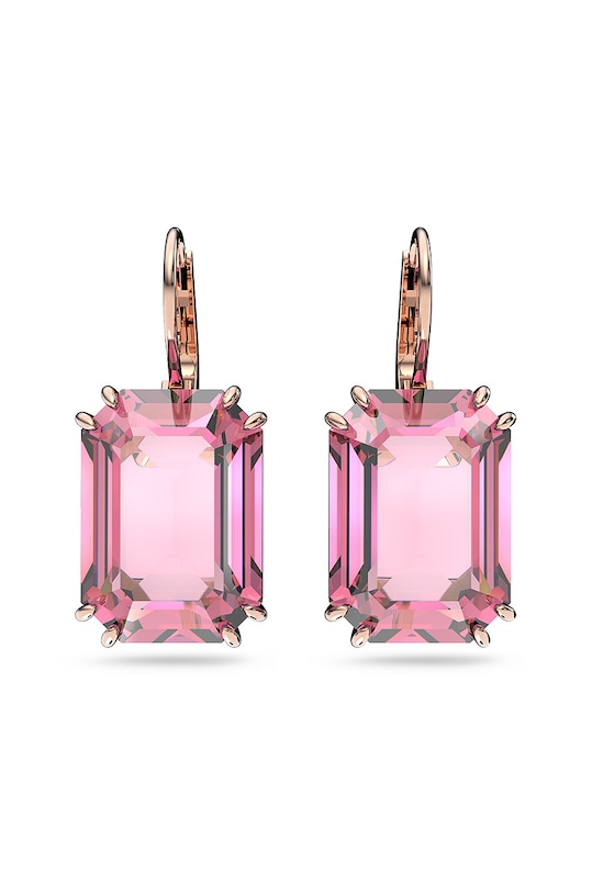 Náušnice Swarovski ružová 5619502