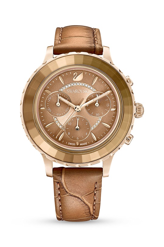 Hodinky Swarovski 5632260 OCTEA LUX CHRONO hnědá 5632260