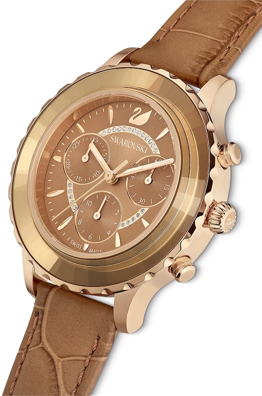 Hodinky Swarovski 5632260 OCTEA LUX CHRONO 5632260 hnědá SS22
