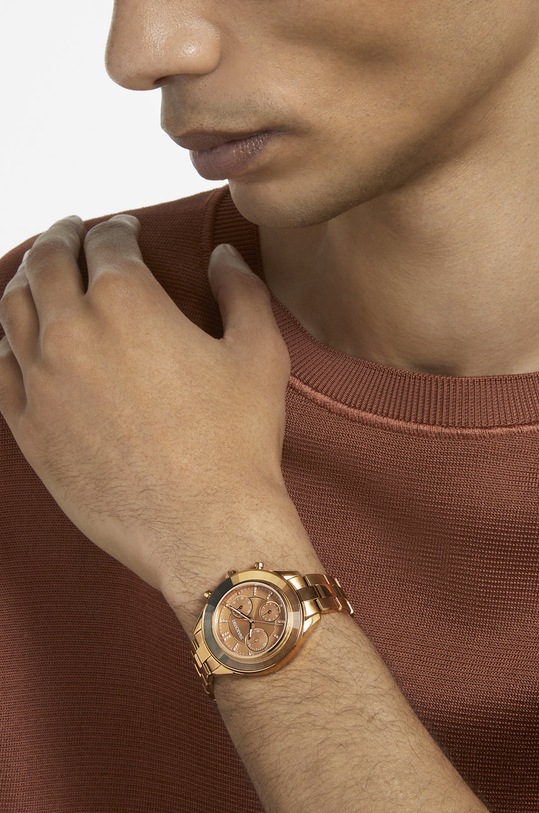 Doplňky Hodinky Swarovski 5632472 OCTEA LUX SPORT 5632472 zlatá