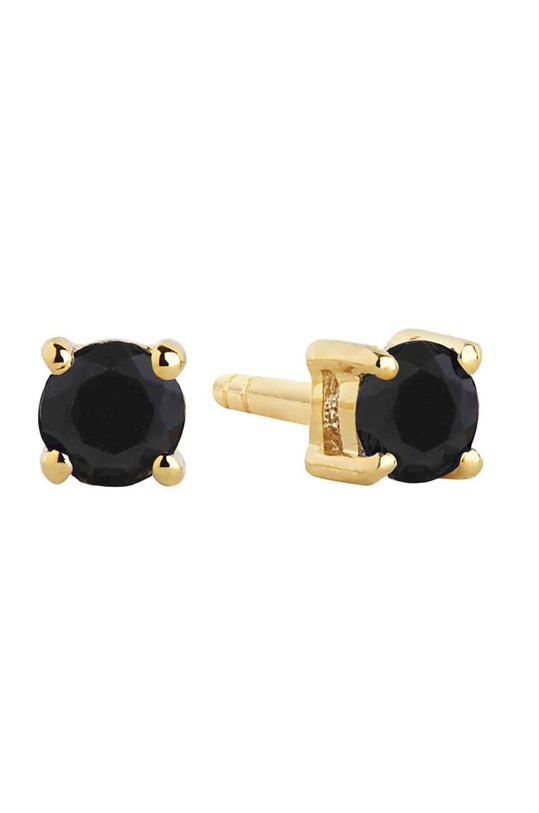 Sif Jakobs Jewellery - Cercei Princess argint aur SJ.E3MMRD.BK.YG
