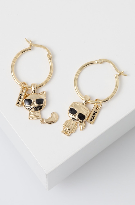 Karl Lagerfeld kolczyki 220W3909 złoty 220W3909