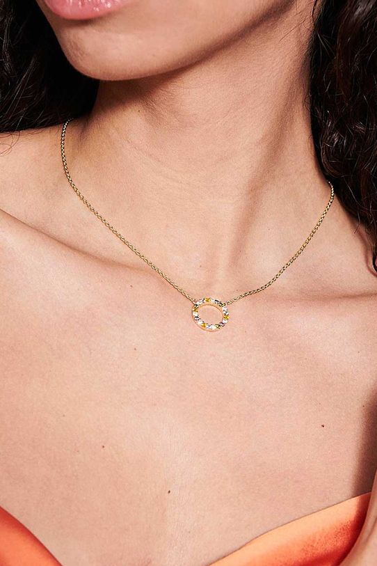 Náhrdelník Sif Jakobs Jewellery SJ.C338.1.ACZ.YG zlatá SS22