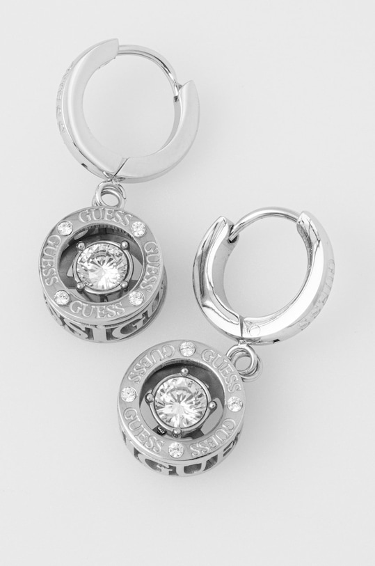 Naušnice Guess srebrna JUBE01.463JW