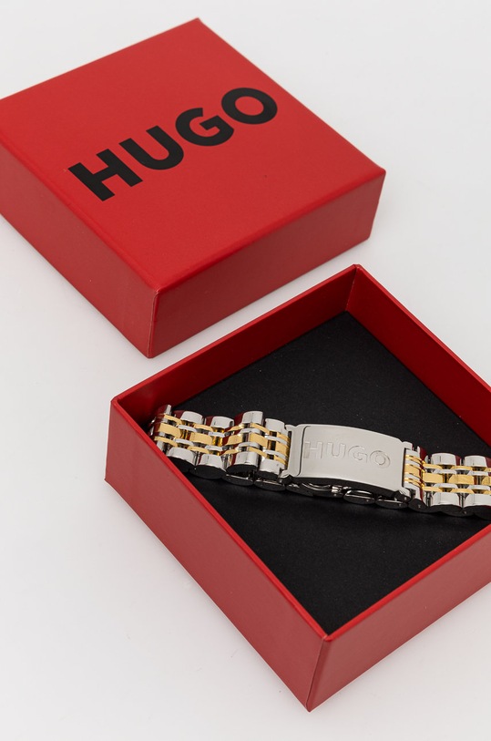 Akcesoria HUGO bransoletka 50465873 szary
