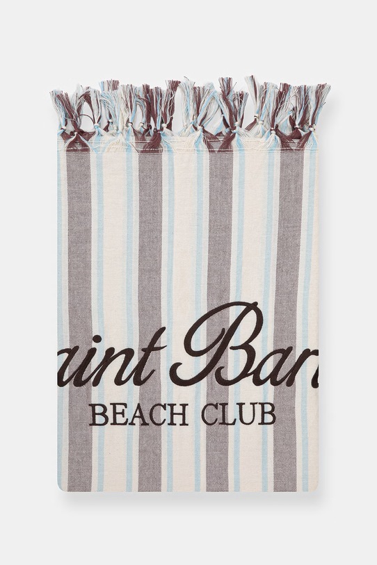 MC2 Saint Barth ręcznik plażowy bawełniany FOUL002 beżowy AA00