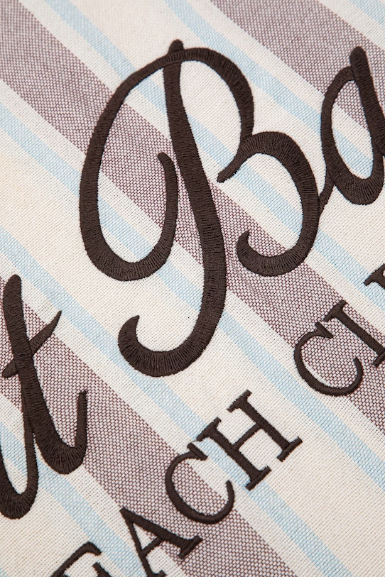 Akcesoria MC2 Saint Barth ręcznik plażowy bawełniany FOUL002 beżowy