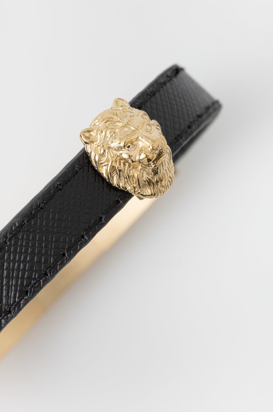 Akcesoria Guess bransoletka skórzana JUMB01.311JW złoty