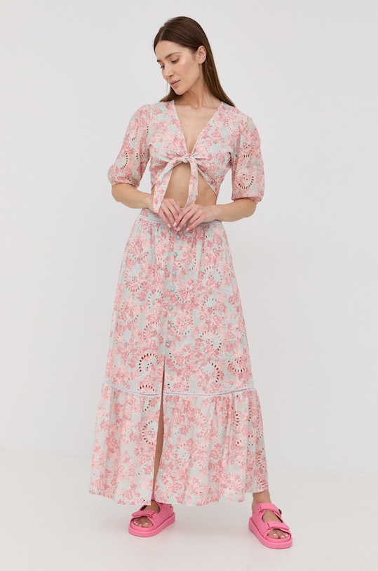 Guess bluzka wzorzyste zielony W2GH55.WEJV0