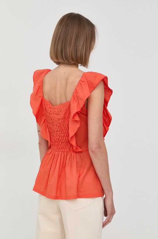 Îmbrăcăminte Marella bluza din bumbac 31610622200 portocaliu